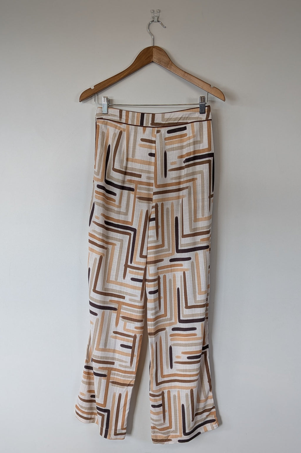Ebby & I Linen Lux Phoenix Piping Pant Size 10 BNWT RRP $99.95