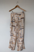 Ebby & I Linen Lux Phoenix Piping Pant Size 10 BNWT RRP $99.95