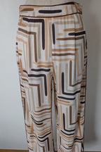 Ebby & I Linen Lux Phoenix Piping Pant Size 10 BNWT RRP $99.95