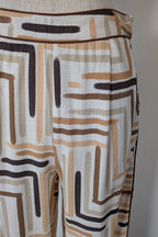 Ebby & I Linen Lux Phoenix Piping Pant Size 10 BNWT RRP $99.95
