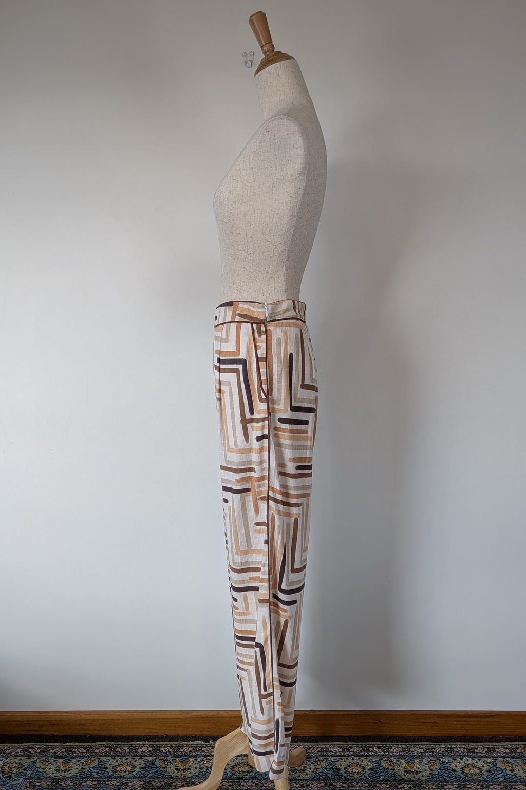 Ebby & I Linen Lux Phoenix Piping Pant Size 10 BNWT RRP $99.95