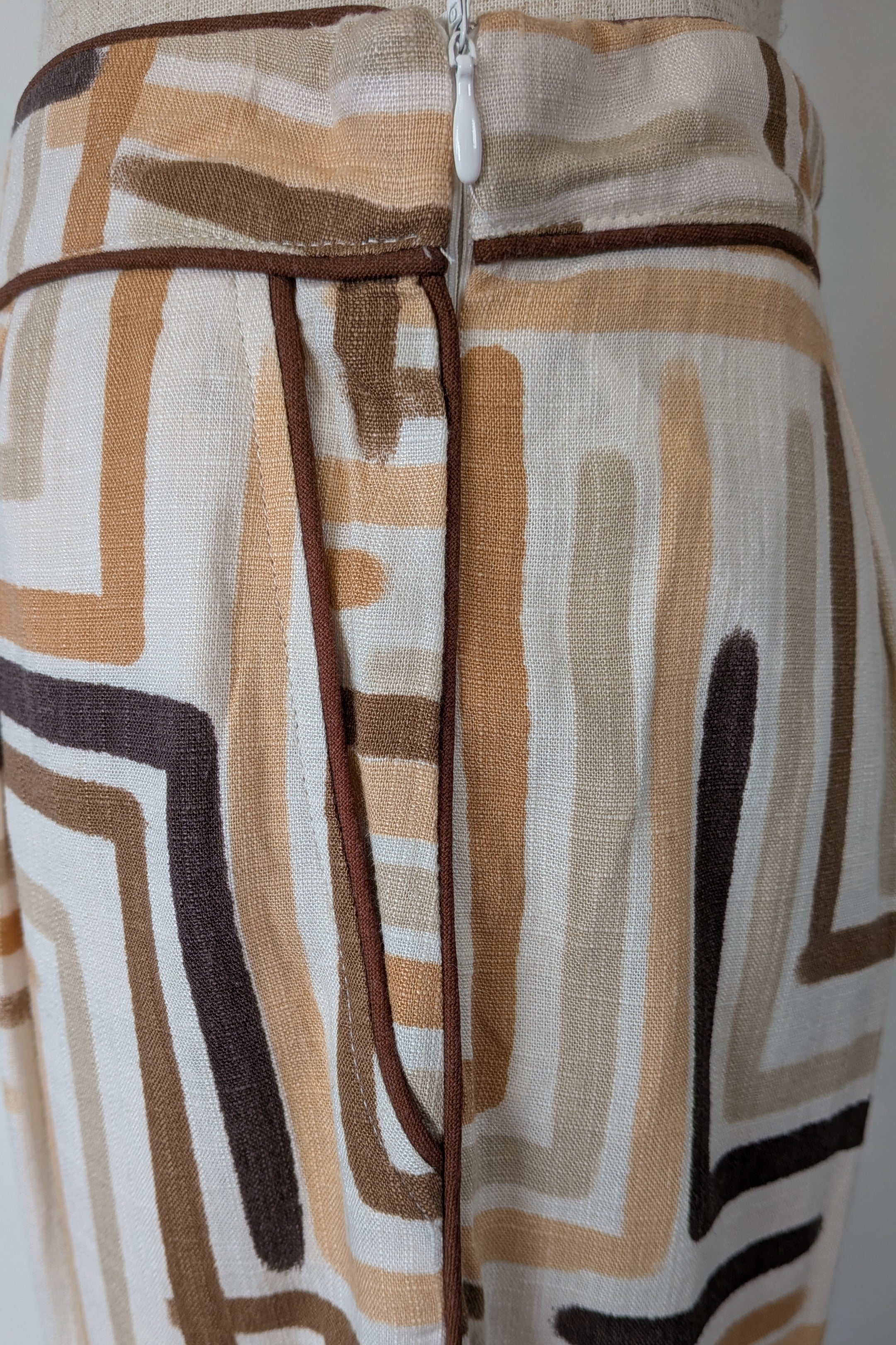 Ebby & I Linen Lux Phoenix Piping Pant Size 10 BNWT RRP $99.95
