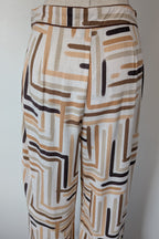 Ebby & I Linen Lux Phoenix Piping Pant Size 10 BNWT RRP $99.95