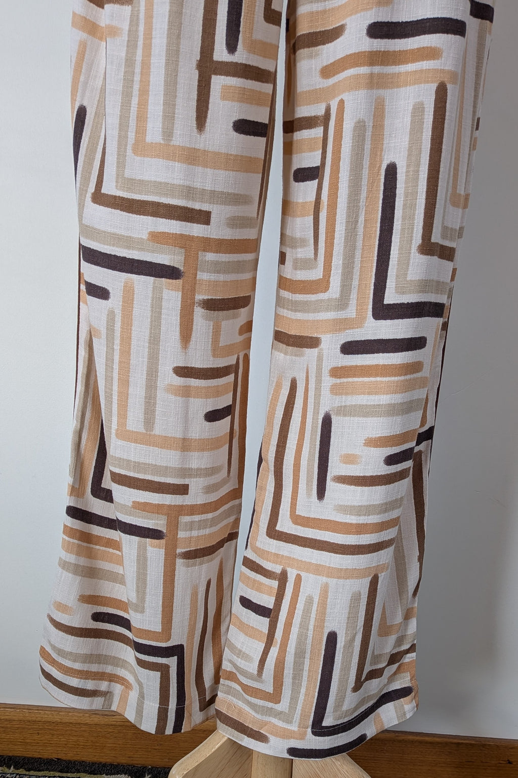 Ebby & I Linen Lux Phoenix Piping Pant Size 10 BNWT RRP $99.95