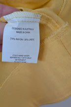 Paper Heart Lucy Yellow Top Size 12 BNWT RRP $59