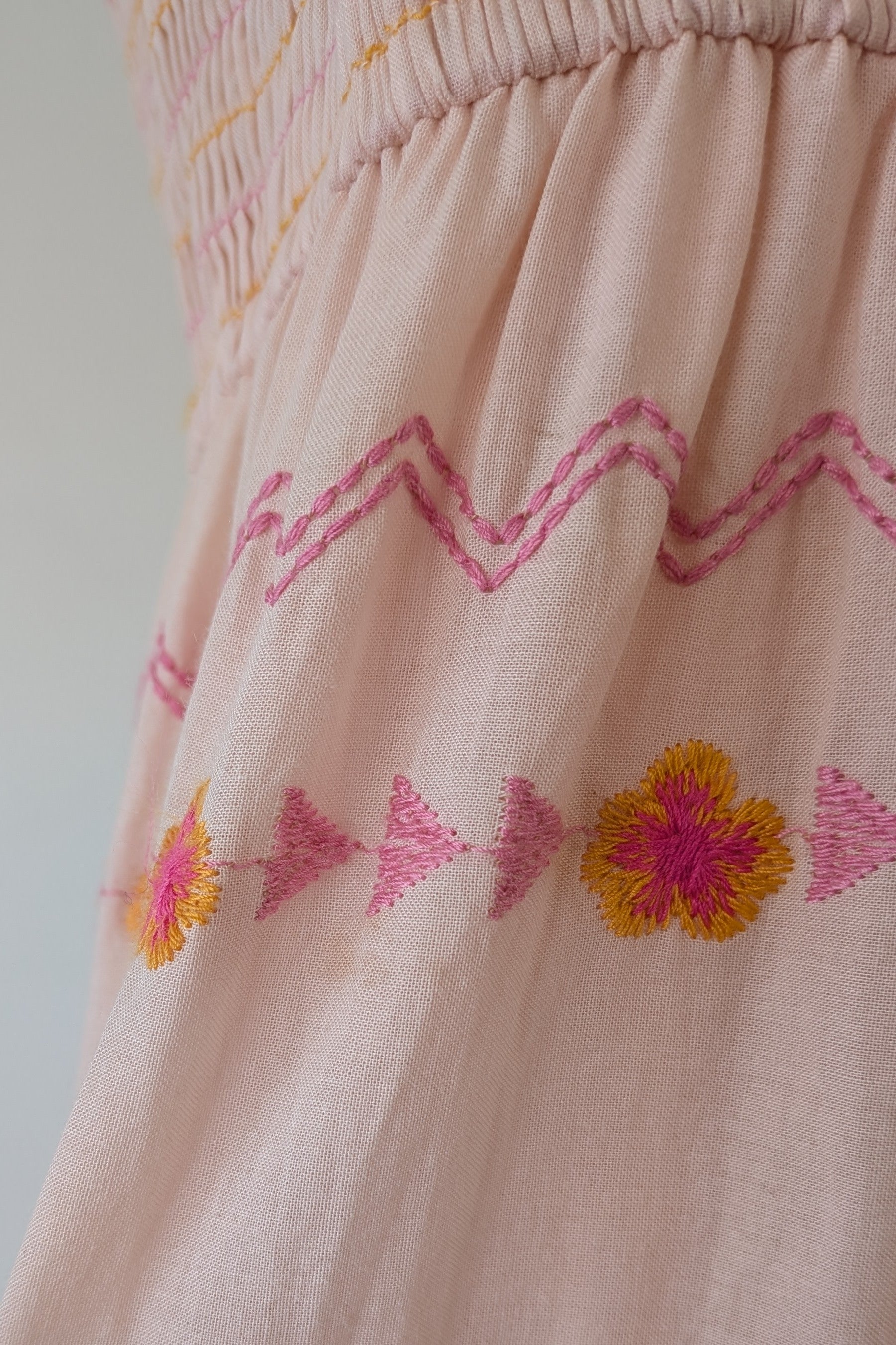Y.A.S Yasfinna Embroidered One Shoulder Ankle Maxi Dress in Pearl Blush Size 12 BNWT RRP $199.95