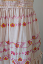 Y.A.S Yasfinna Embroidered One Shoulder Ankle Maxi Dress in Pearl Blush Size 12 BNWT RRP $199.95
