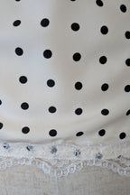 Paper Heart White Black Polka Dot Halter Neck Top Size 6 BNWT RRP $69.95