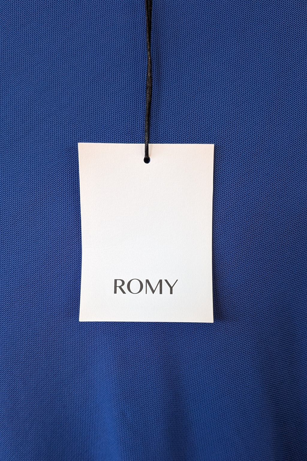 ROMY The Brand Gemstone Long Sleeve Mesh Mini Dress in Cobalt Size S BNWT RRP $320