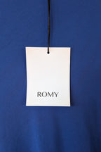 ROMY The Brand Gemstone Long Sleeve Mesh Mini Dress in Cobalt Size S BNWT RRP $320
