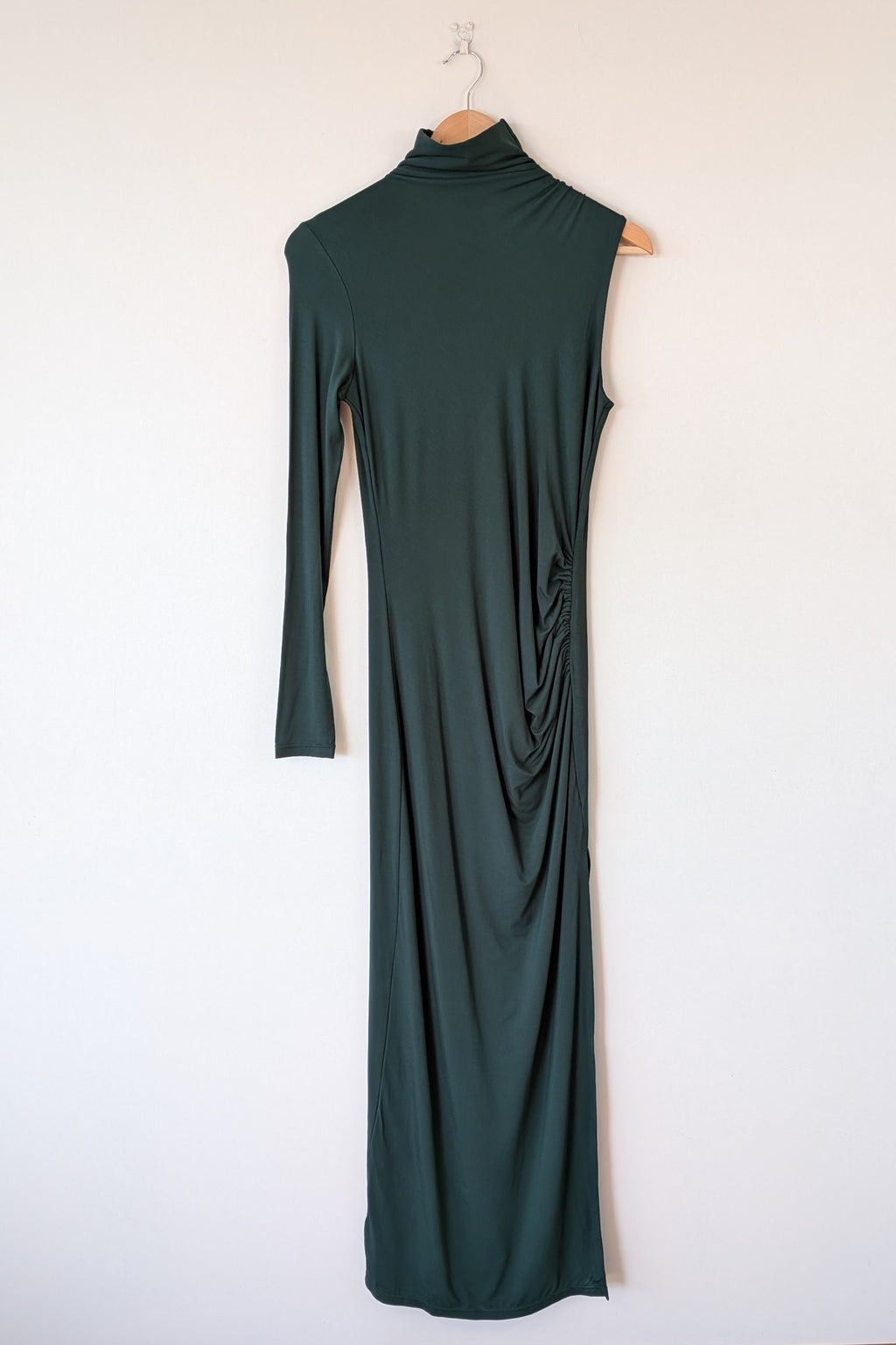 ROMY The Brand One Sleeve Maxi Dress in Emerald Size S BNWT RRP $325