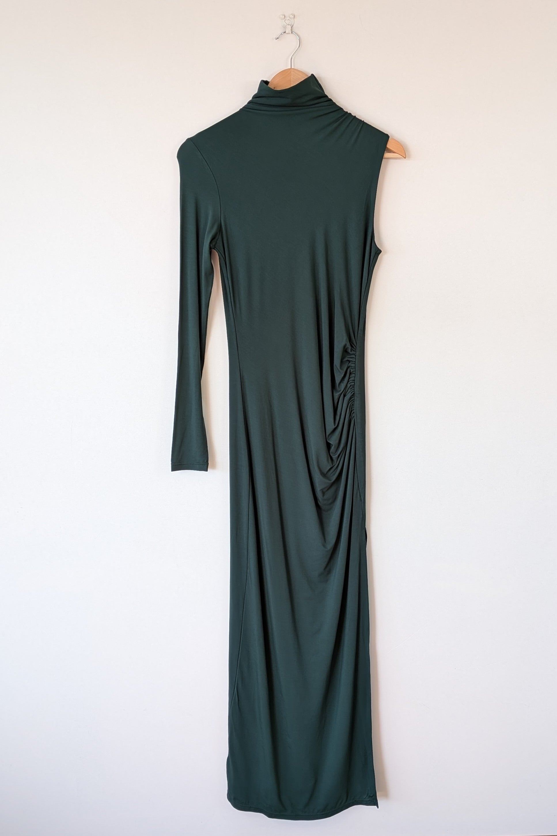 ROMY The Brand One Sleeve Maxi Dress in Emerald Size S BNWT RRP $325