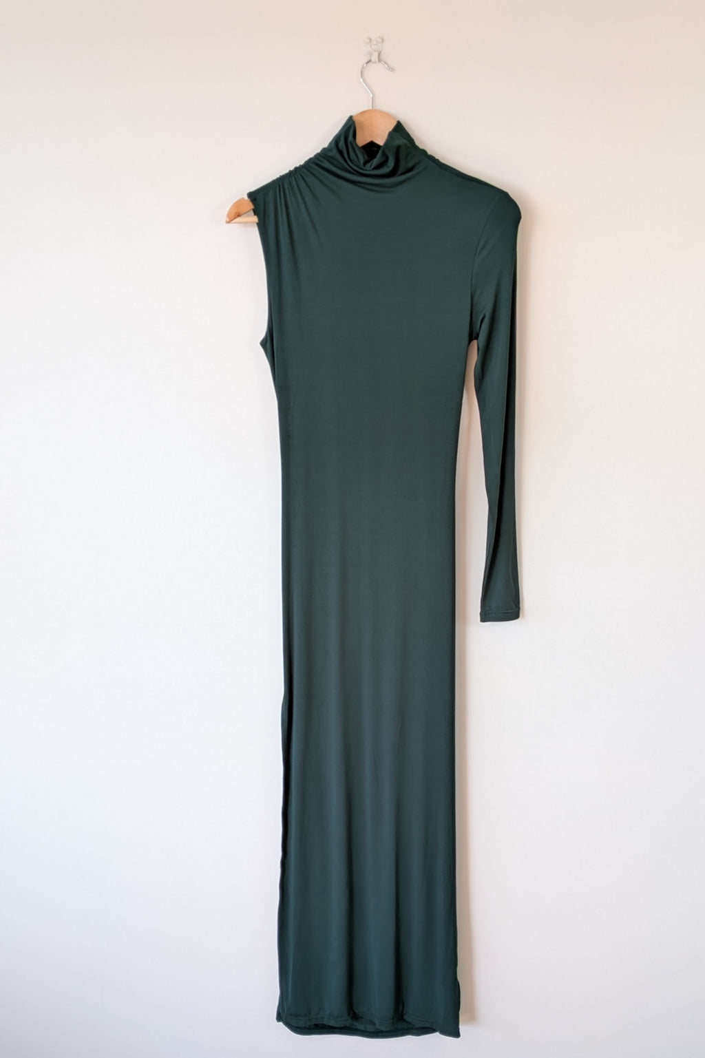 ROMY The Brand One Sleeve Maxi Dress in Emerald Size S BNWT RRP $325