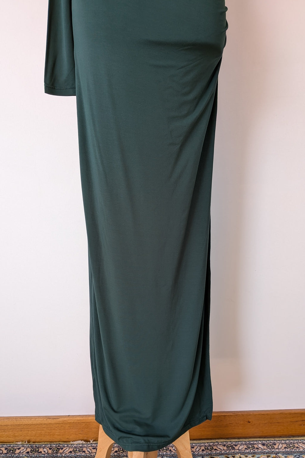 ROMY The Brand One Sleeve Maxi Dress in Emerald Size S BNWT RRP $325