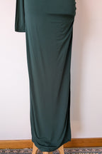 ROMY The Brand One Sleeve Maxi Dress in Emerald Size S BNWT RRP $325