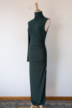 ROMY The Brand One Sleeve Maxi Dress in Emerald Size S BNWT RRP $325
