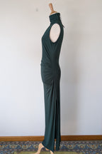 ROMY The Brand One Sleeve Maxi Dress in Emerald Size S BNWT RRP $325