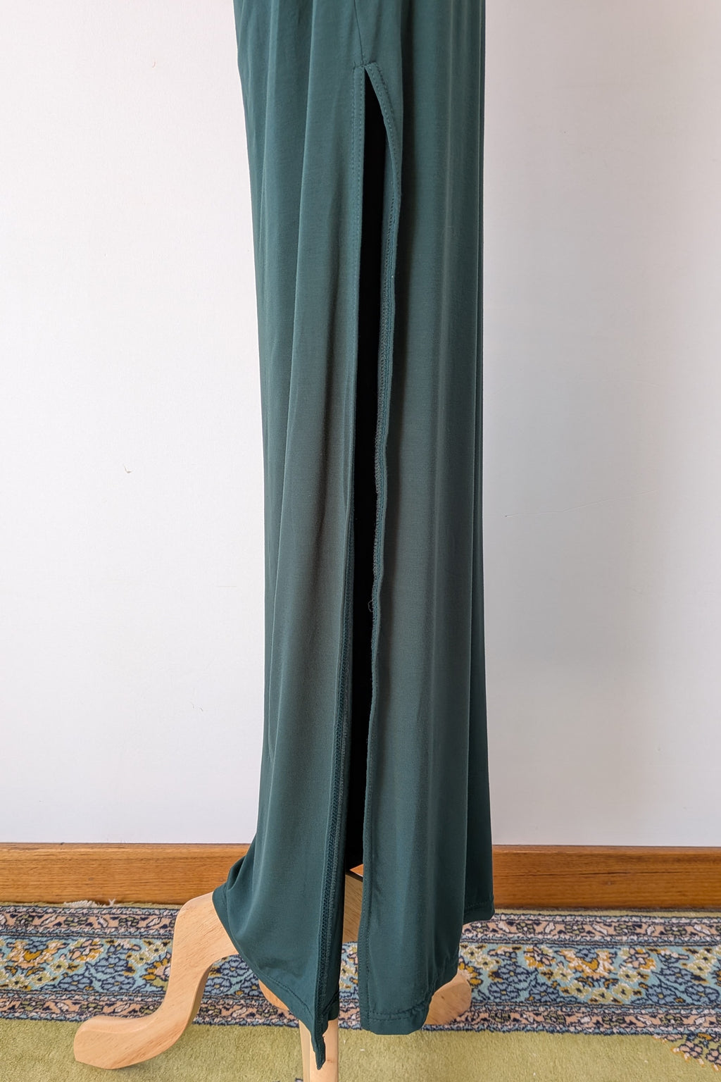 ROMY The Brand One Sleeve Maxi Dress in Emerald Size S BNWT RRP $325