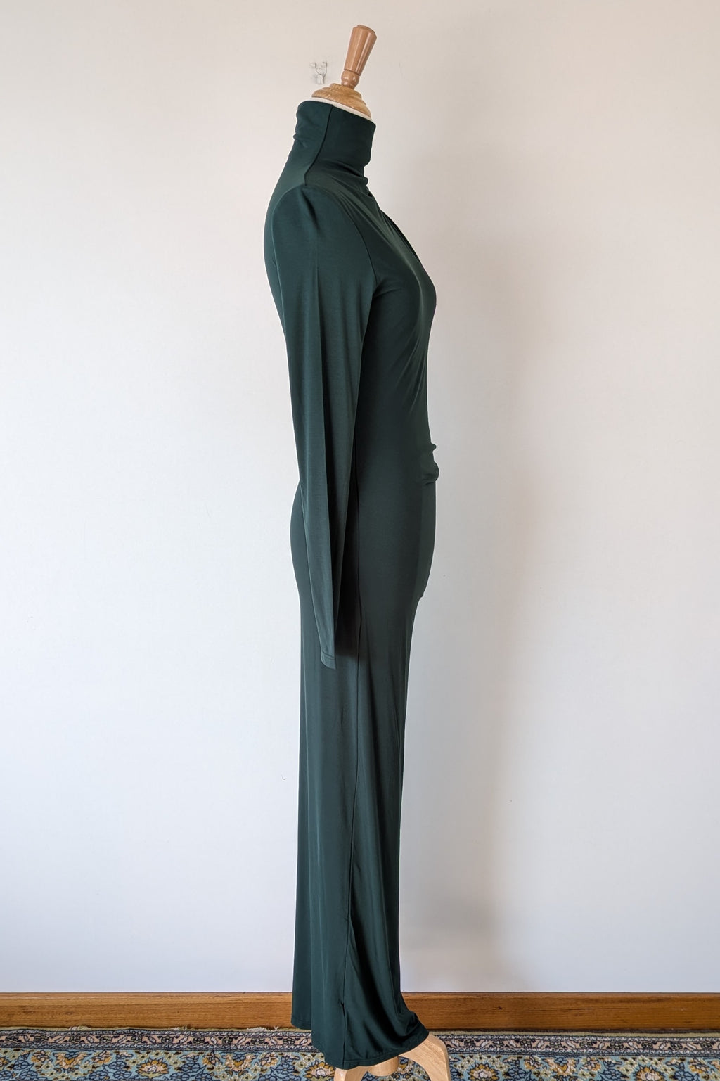 ROMY The Brand One Sleeve Maxi Dress in Emerald Size S BNWT RRP $325