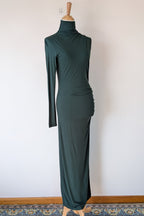 ROMY The Brand One Sleeve Maxi Dress in Emerald Size S BNWT RRP $325