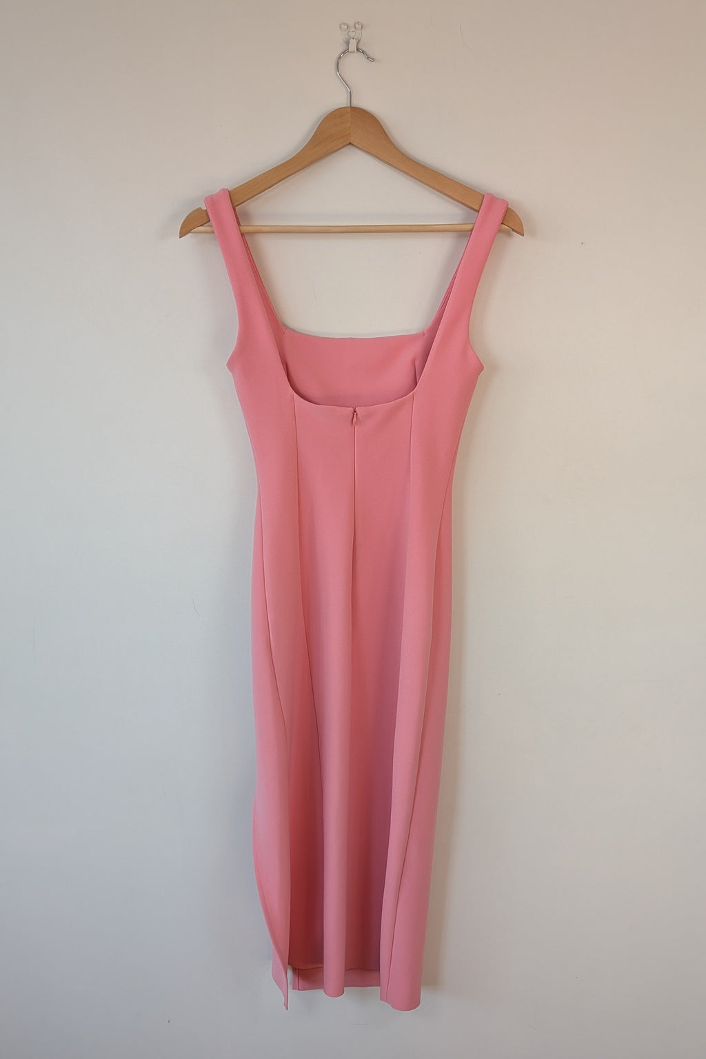 Bec & Bridge Hibiscus Islands Midi Dress in Flamingo Size 8