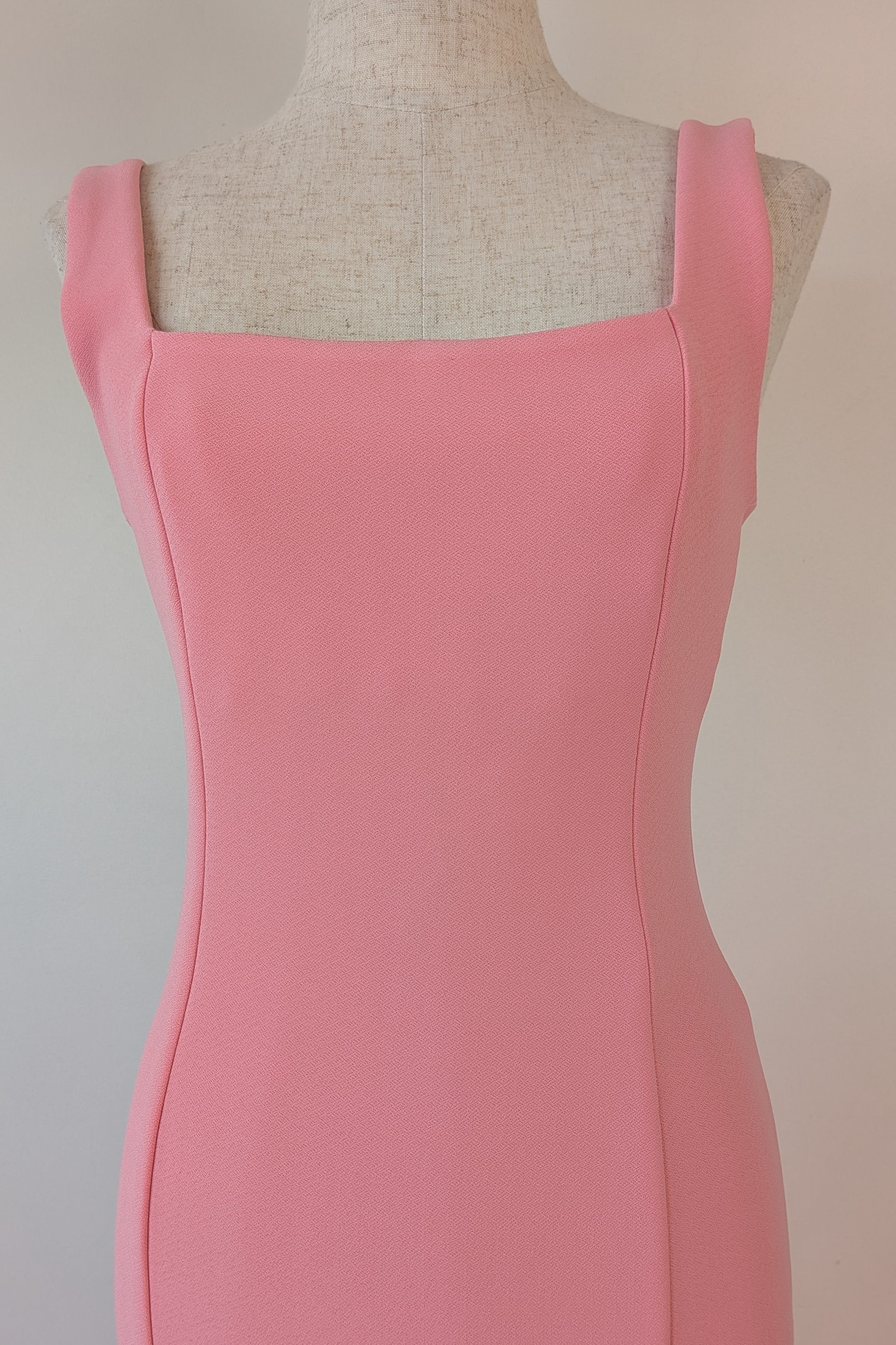 Bec & Bridge Hibiscus Islands Midi Dress in Flamingo Size 8