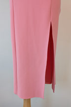 Bec & Bridge Hibiscus Islands Midi Dress in Flamingo Size 8