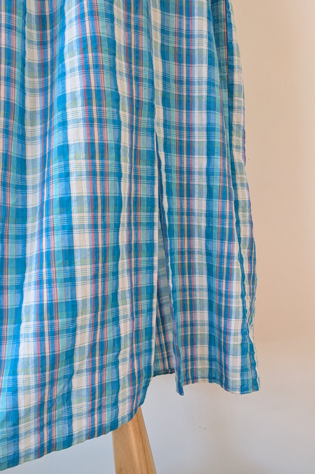Nicholas Turquoise Smocked Apron Midi Dress Size 10 BNWT RRP $755