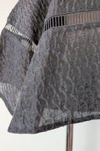 Aje Black Cinque Jacquard Top Size 12 BNWT RRP $295