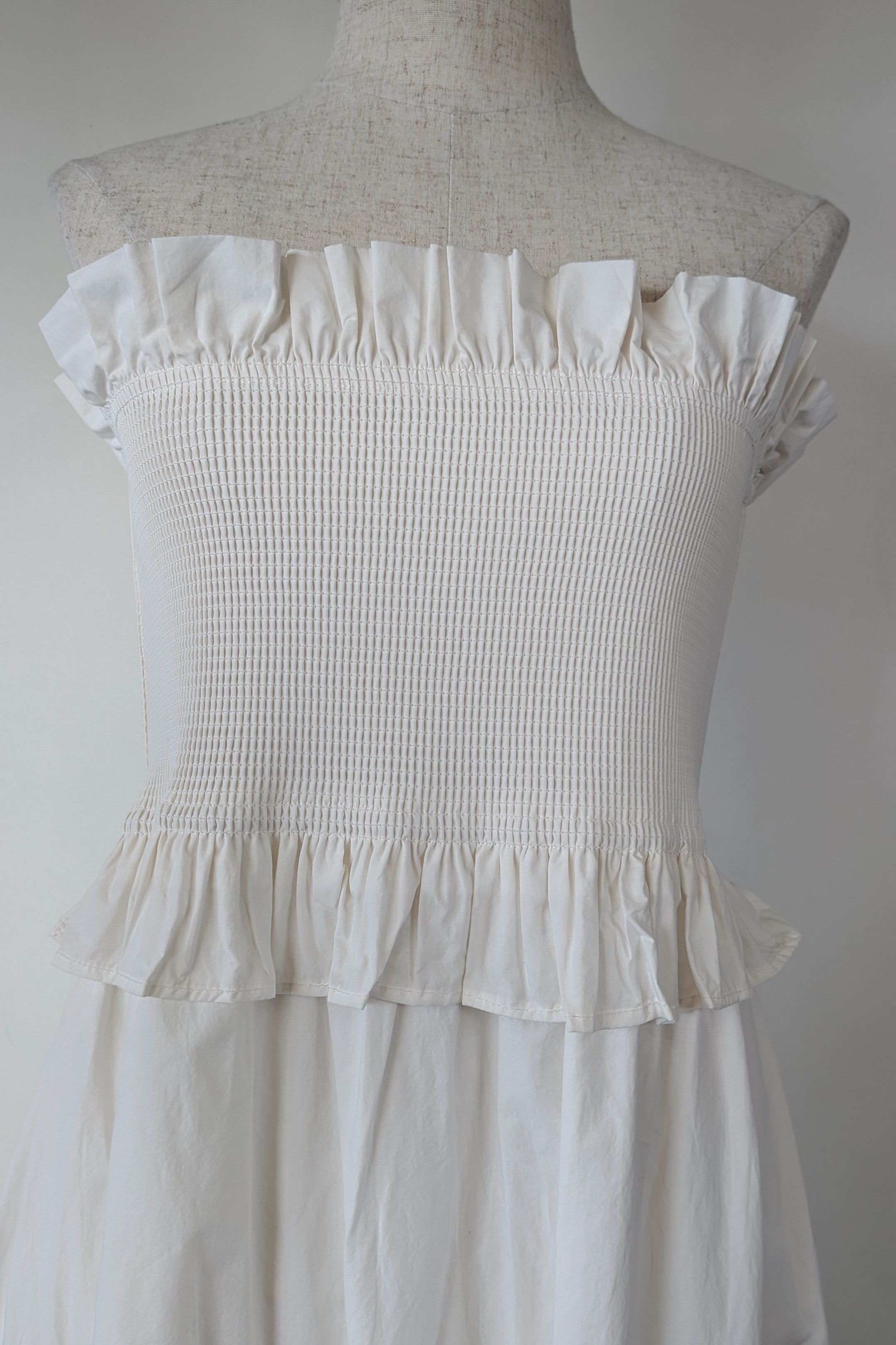 Posse Coby Strapless Dress in Cream Size M BNWT RRP $339