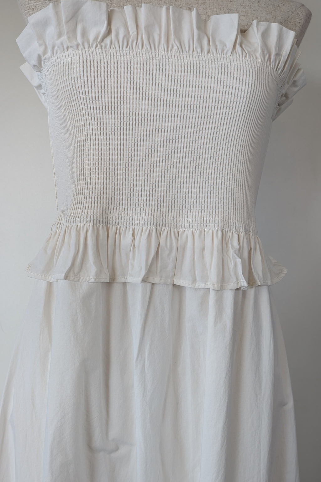 Posse Coby Strapless Dress in Cream Size M BNWT RRP $339