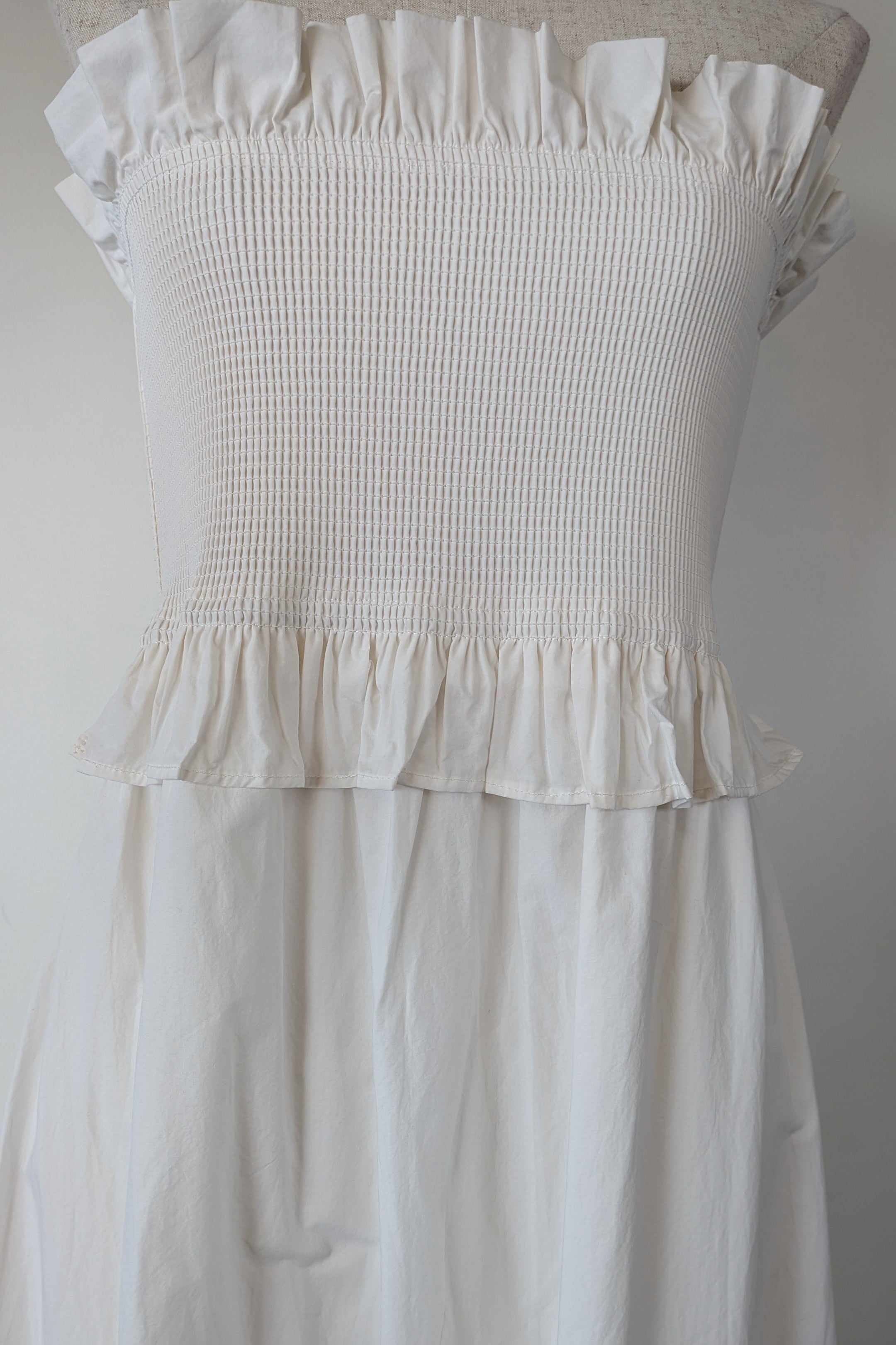 Posse Coby Strapless Dress in Cream Size M BNWT RRP $339