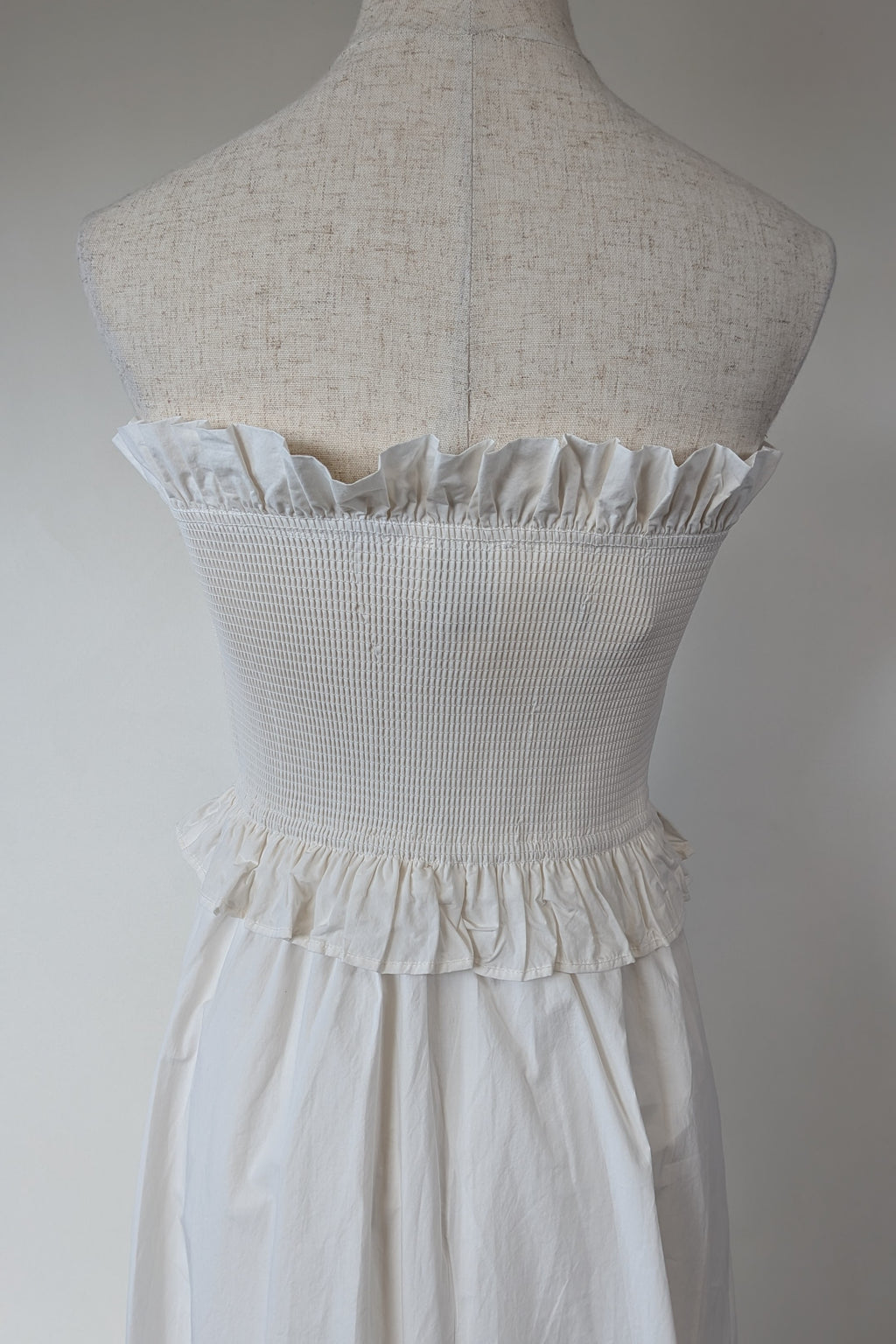 Posse Coby Strapless Dress in Cream Size M BNWT RRP $339