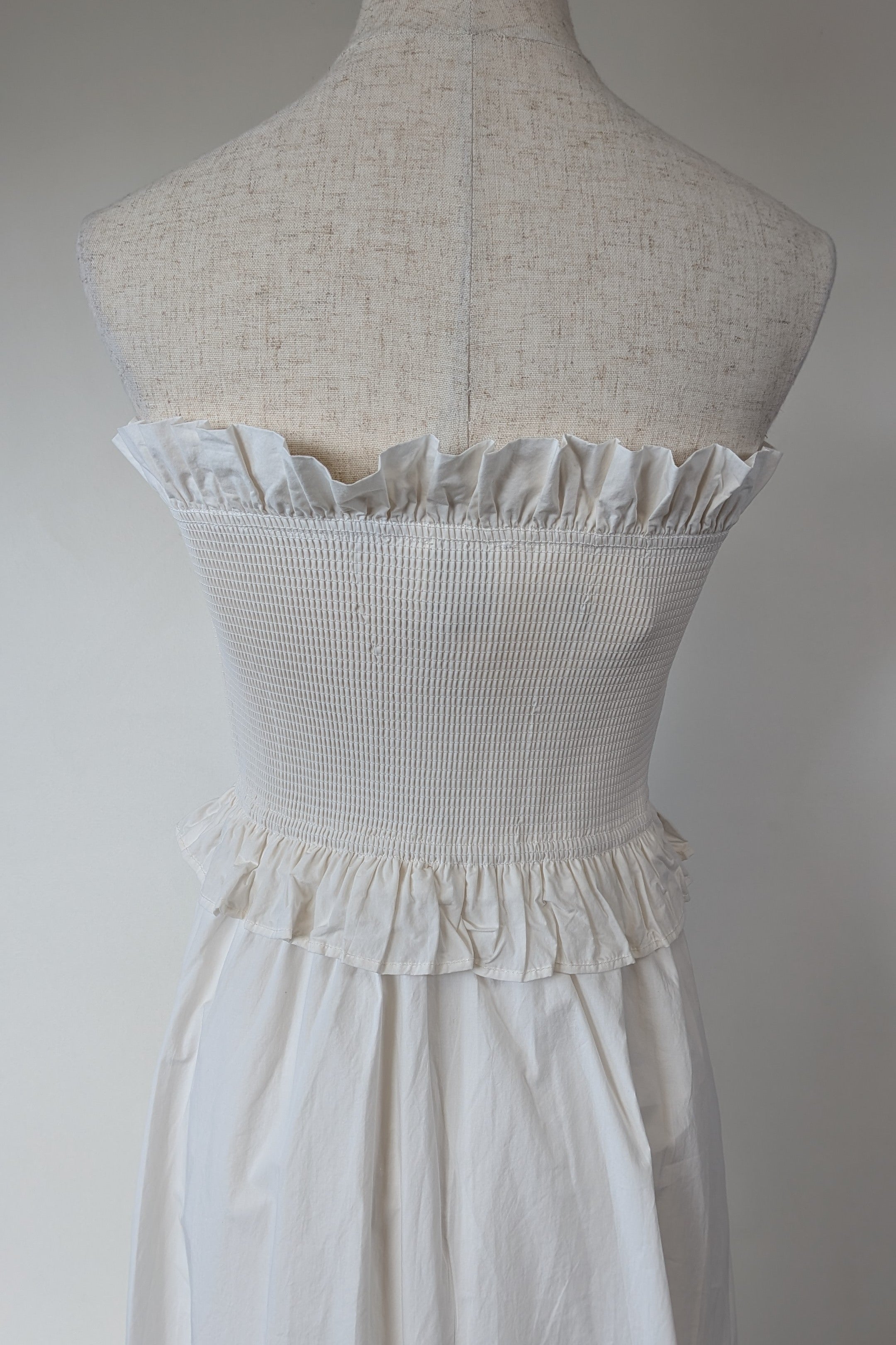 Posse Coby Strapless Dress in Cream Size M BNWT RRP $339