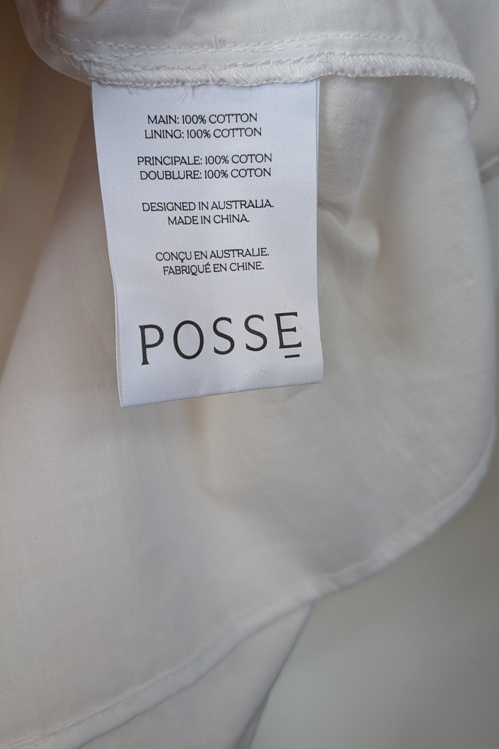 Posse Coby Strapless Dress in Cream Size M BNWT RRP $339