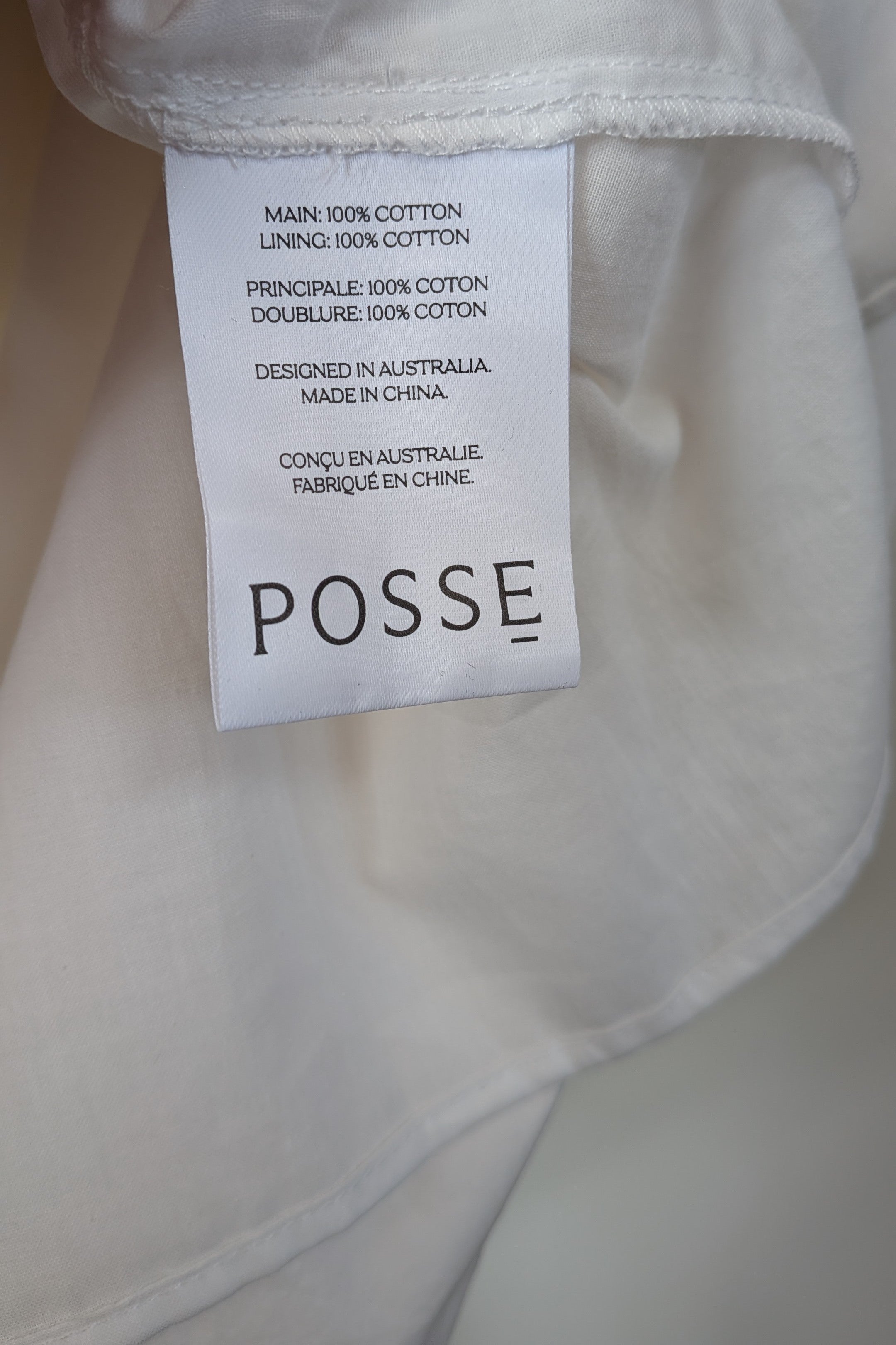 Posse Coby Strapless Dress in Cream Size M BNWT RRP $339