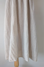 DISSH Natural Lexi Strapless Linen Midi Dress Size 14