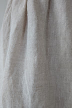 DISSH Natural Lexi Strapless Linen Midi Dress Size 14