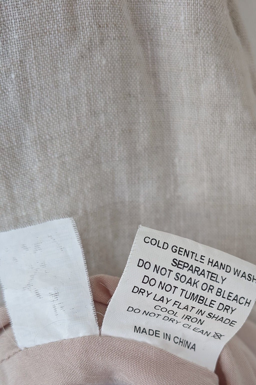 DISSH Natural Lexi Strapless Linen Midi Dress Size 14