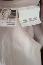 DISSH Natural Lexi Strapless Linen Midi Dress Size 14