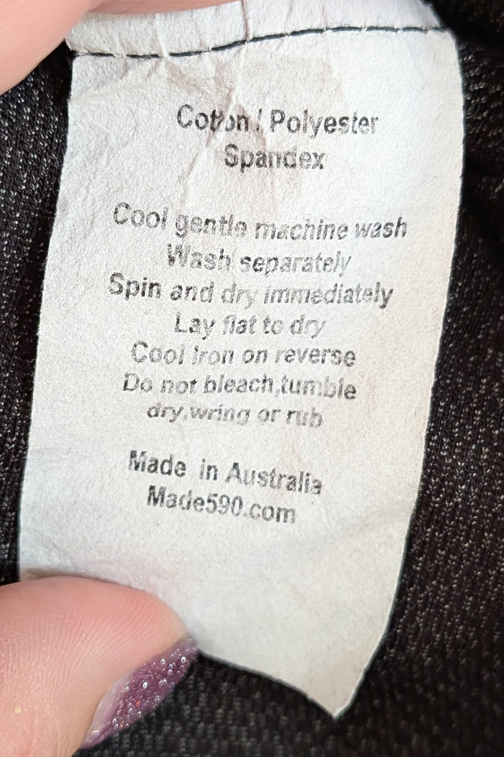 Made590 Charcoal Micro Dot Mod Shift Dress Size M