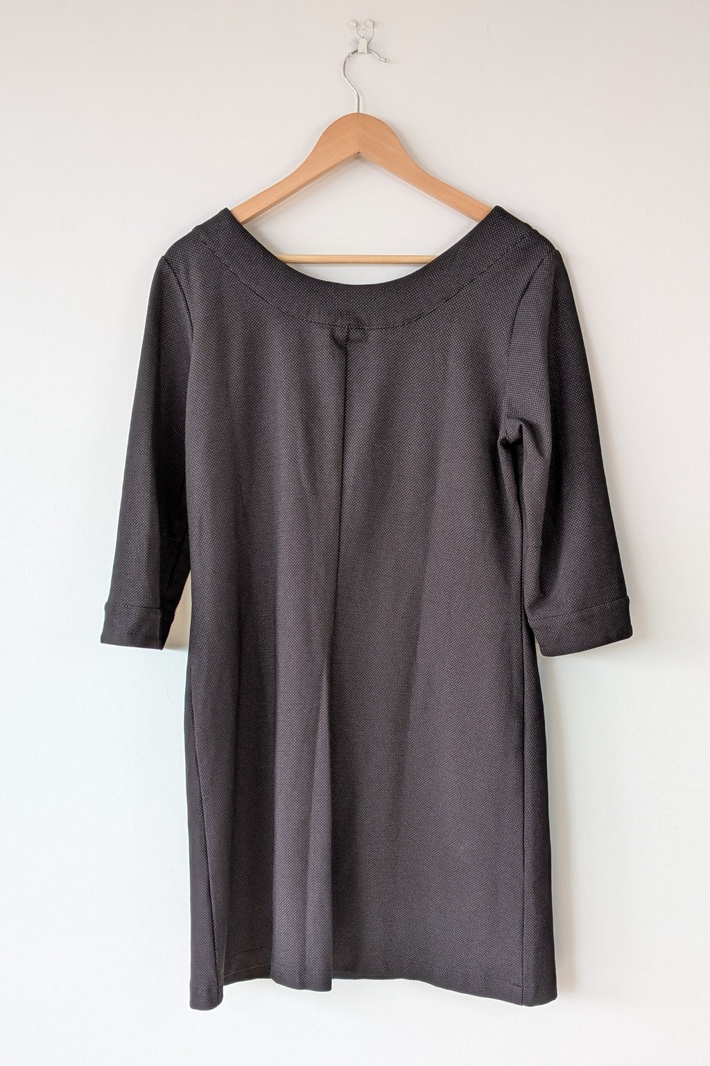 Made590 Charcoal Micro Dot Mod Shift Dress Size M