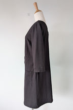 Made590 Charcoal Micro Dot Mod Shift Dress Size M