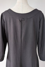 Made590 Charcoal Micro Dot Mod Shift Dress Size M