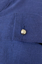 Rockmans Navy Linen Blend Utility Shirt Size 12 BNWT RRP $39.99