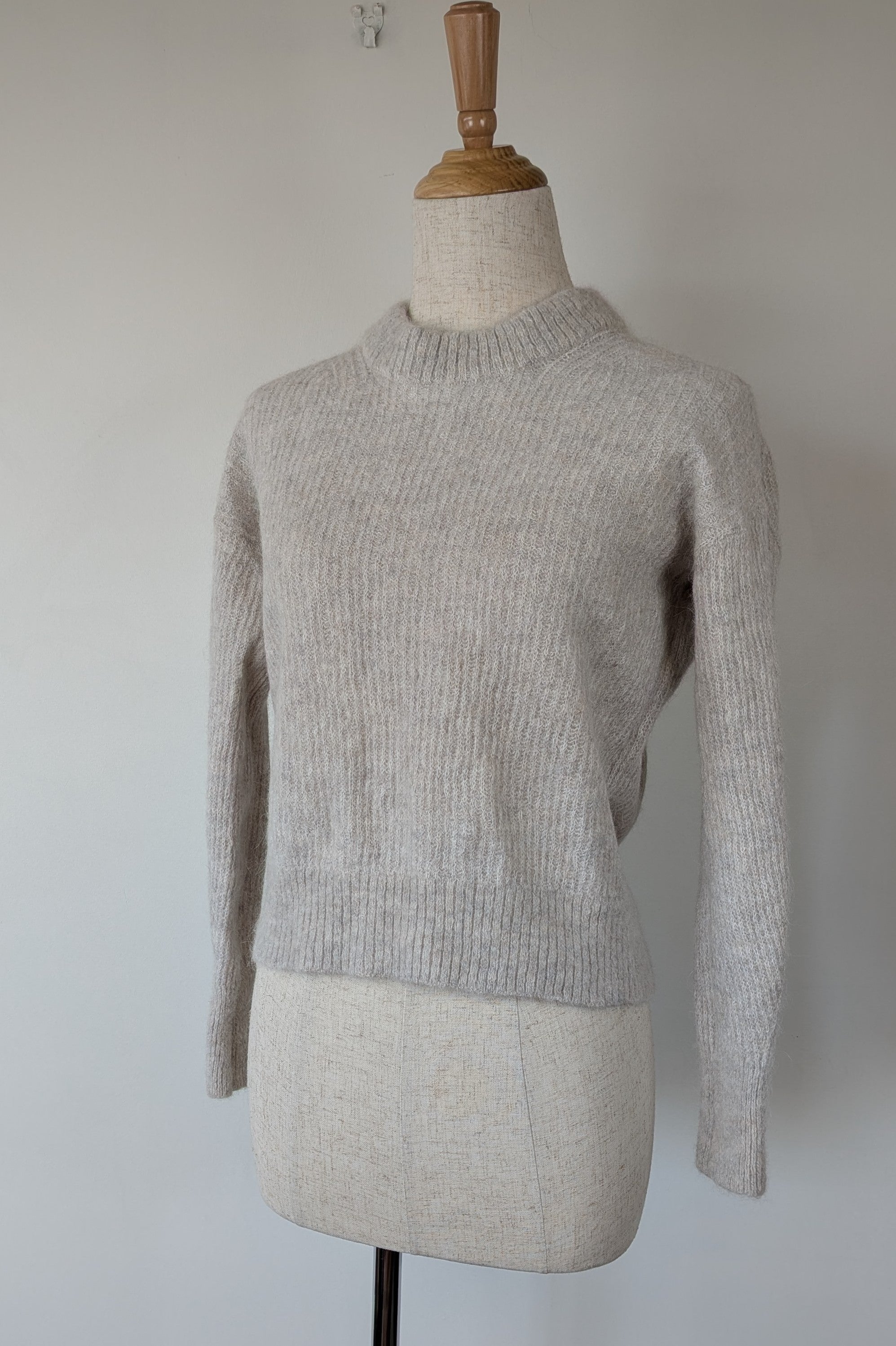 Everlane The Cocoon Crew in Alpaca Almond Jumper Size S