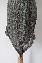 Vintage Y2K Envy Me Green Bouclé Weave Tunic One Size
