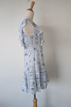 Bardot Junior Sadie Trim Dress in Blue Lily Size 16
