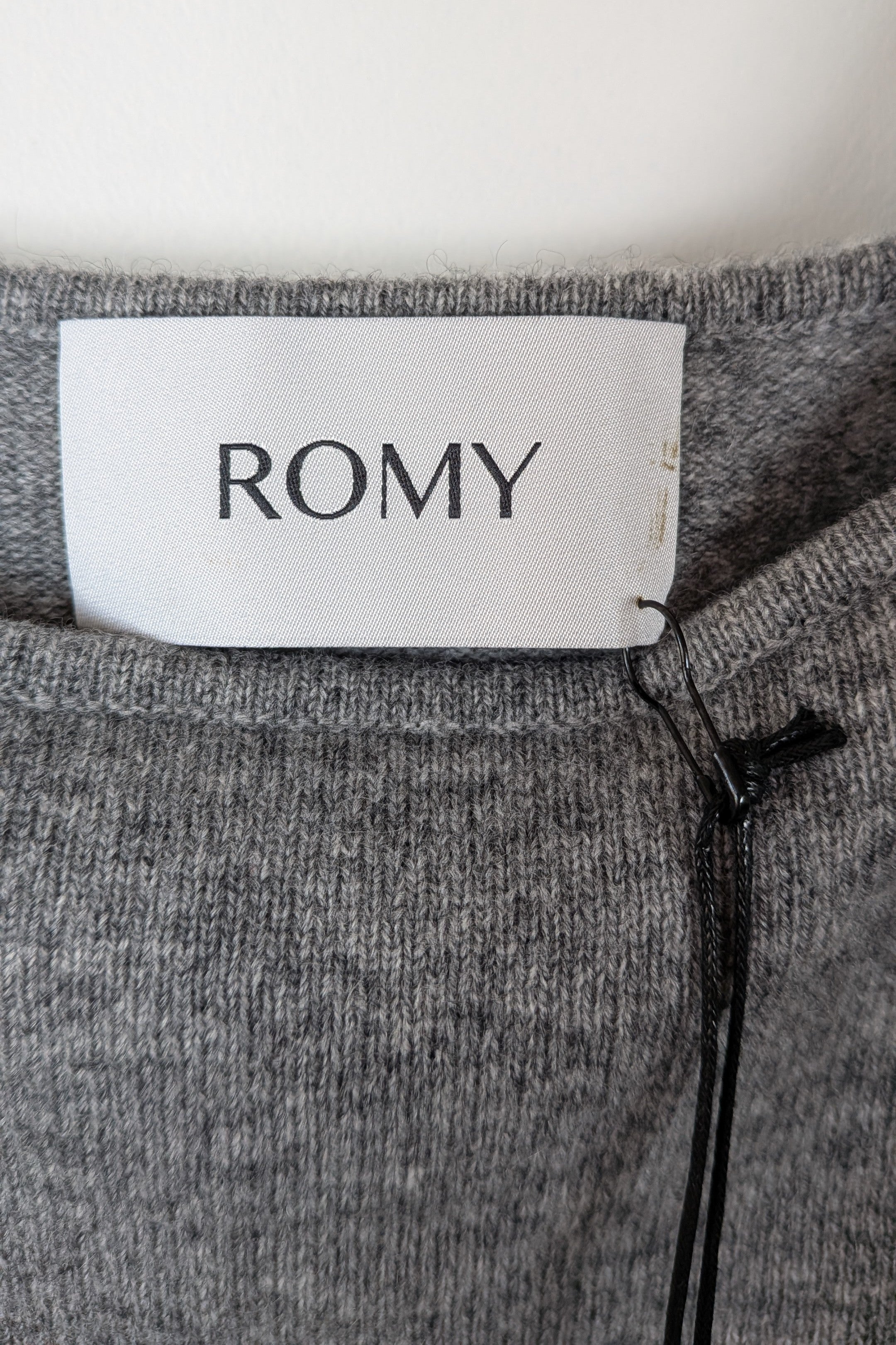 ROMY The Brand Grey Wool & Cashmere Knit Tank Size XS BNWT RRP $200