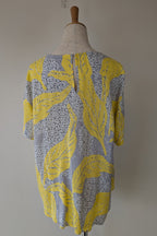 Country Road Tropical Print Woven Top Size M